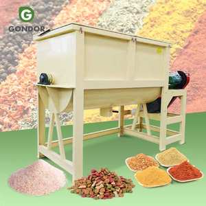 Mezcladora de cinta horizontal de 1 tonelada con calentamiento para polvo, de acero al carbono, 100L, 300L, 500L - Product Image 1