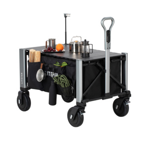 Vagoneta Motorizada <span class=keywords><strong>para</strong></span> Camping con Batería Intercambiable <span class=keywords><strong>de</strong></span> 24Ah, Motor <span class=keywords><strong>de</strong></span> 500W, Capacidad <span class=keywords><strong>de</strong></span> 330 lb, Control Remoto, <span class=keywords><strong>Carro</strong></span> Inteligente - Product Image 3