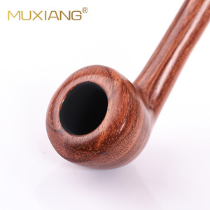 MUXIANG Wooden Smoking Pipe Straight Type Solid Wood Tobacco Pipe For Personal Gift - Product Image 3