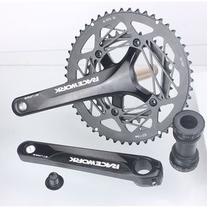 <span class=keywords><strong>Pédalier</strong></span> de vélo de route à Double chaîne, 170mm, 110BCD, <span class=keywords><strong>50</strong></span>-34T 53-39T, <span class=keywords><strong>pédalier</strong></span> pour bicyclette pliante - Product Image 1