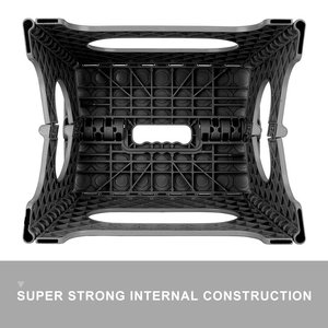 مقعد بدرجة قابل للطي-13 بوصة ارتفاع قسط الثقيلة طوي البراز للبالغين ، حديقة المطبخ الحمام يخطو البراز - Product Image 4