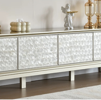 Meuble TV de salon moderne français, couleur personnalisée, rangement minimaliste, meuble en bois durable pour appartements petits, téléviseurs