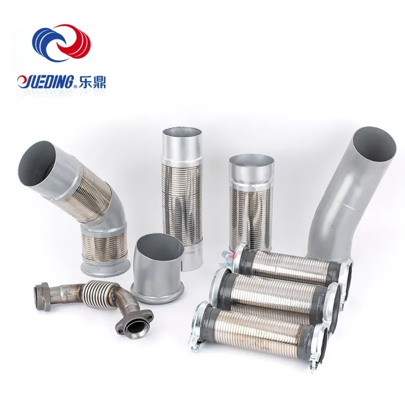 6204900365 Flexible Exhaust Pipe Bend With Clamp Heavy Duty Flex Exhausted Pipe For Truck Generators