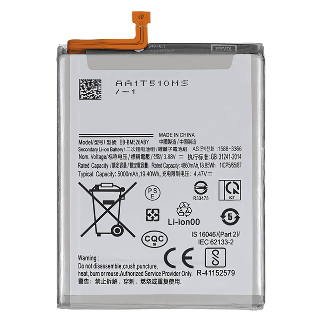 Mobile Phone BA546ABY 5000mAh Battery with Battery Adhesive for Samsung Galaxy A34 5G A54 5G A35 Replacement