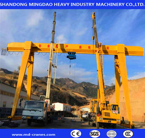 Top Running Single Girder Gantry Crane High Efficiency for Factory and Warehouse - Product Image 3