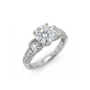 Custom IGI Certified 14k Gold <b>Silver</b> 10K 14K 18K Solid Gold 1.00 Karat Lab Grown Diamond VVS-VS Brilliant Cut Wedding <b>Ring</b> - Product Image 1