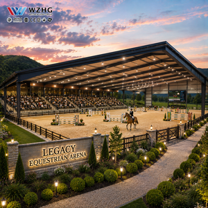 Construction d'une arène d'équitation professionnelle avec une structure en acier à grande portée et un design de cadre conçu sur mesure - Product Image 1
