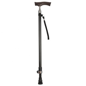 <span class=keywords><strong>Bâton</strong></span> <span class=keywords><strong>de</strong></span> <span class=keywords><strong>marche</strong></span> <span class=keywords><strong>pliable</strong></span> en aluminium d'approvisionnement d'usine canne à manche en caoutchouc léger en fibre solide <span class=keywords><strong>bâton</strong></span> <span class=keywords><strong>de</strong></span> télescope réglable extérieur - Product Image 4