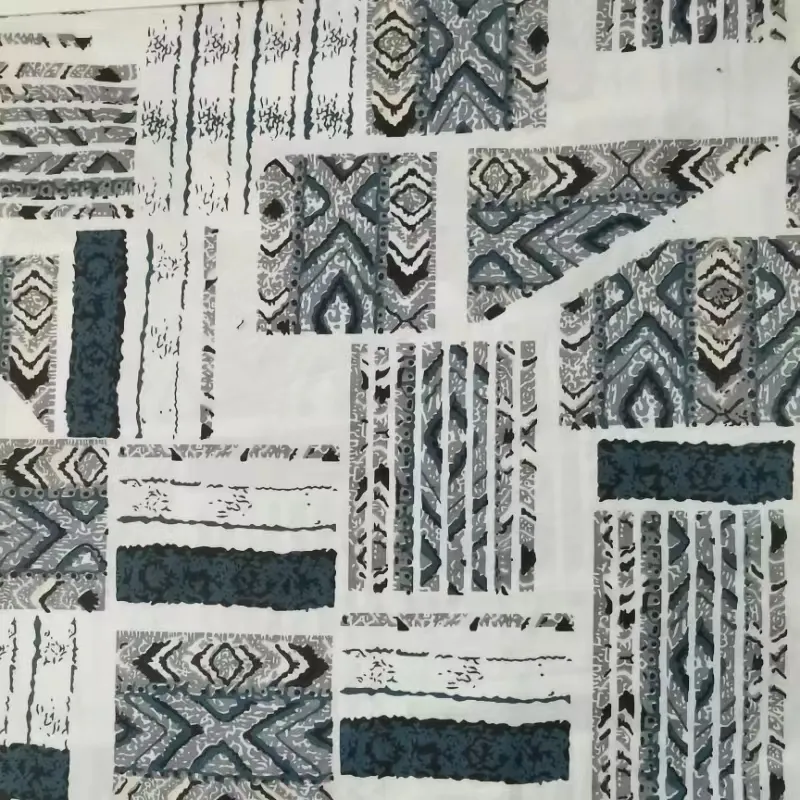 Цифровая печать на заказ дизайн печатная ткань полиэстер хлопок ткань для платья