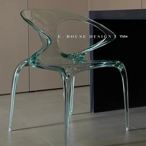 Chaises de salle à manger AVA Roche Bobois, nouveau modèle 2026, luxe léger, design haut de gamme, chaise créative en cristal pour la maison, style célébrité internet - Product Image 2