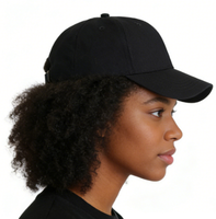 Gorra de Béisbol de Alta Calidad, 6 Paneles, 100% Algodón, Ajustable, Unisex, Estilo Deportivo, Protección Solar, Simple, Moderna, de Color Sólido