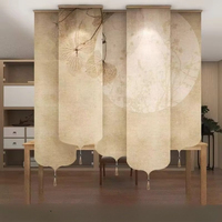 Nouvelle Rideau de séparation électrique semi-transparent pour salon de thé chinois, occultant la lumière