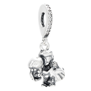 กำไลข้อมือเซอร์โคเนียเซอร์เซอร์เซอร์พร้อมจี้หัวใจชุบทองสไตล์ร้อนแรงแบบ DIY-สำหรับครอบครัว - Product Image 5