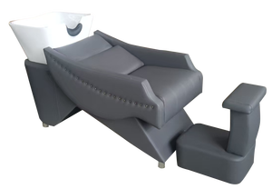 European Style Modern Salon Shampoo Station Ceramic Electric Massage <b>Adjustable</b> <b>Footrest</b> Hospital Gym Use Commercial Furniture - Product Image 2