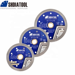 Shdiatool OEM lưỡi cưa kim cương đĩa cắt 115/115/125 Mét x Lưới Superthin Turbo đĩa cắt cho gốm sứ gạch đá cẩm thạch - Product Image 1