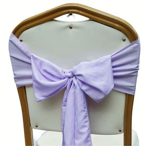Chaise en gaze de coton tissée simple de style balinais avec nœud pour la décoration de mariages, hôtels, banquets, fêtes à domicile et événements - Product Image 1