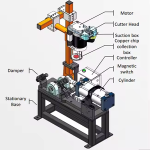 مضمد طرف ذراع تأرجح هوائي يستخدم مع مسدس لحام البقعة الآلي ، ماكينة خلع الملابس بغطاء القطب الكهربائي - Product Image 3