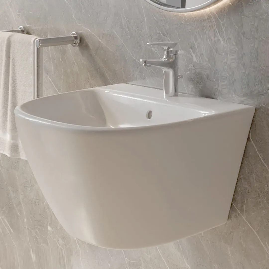 Nuevo lavabo de baño, lavabo de mano, diseño artístico, pedestal de baño, lavabos de encimera, artículos sanitarios, Suite prefabricada, inodoro de cerámica