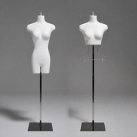 Mannequin buste en fibre de verre de qualité supérieure pour la présentation de t-shirts, chemises et vestes