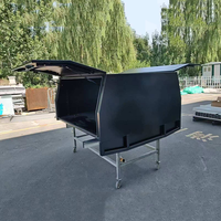 Boîte à outils de rangement/Fournisseur de capote de camionnette Ensemble OEM Couleur Emballage Matériel écologique Origine Tente de toit à coque rigide en aluminium