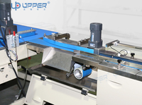 Machine d'emballage horizontale automatique pour cupcakes, pains grillés, pains, croissants, avec convoyeur d'alimentation