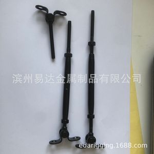 Conector Giratorio de Acero Inoxidable Eda 316 con Recubrimiento Negro, Adaptador de Terminal de Cable de 180 Grados - Product Image 2