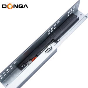 DONGGANG Correderas <span class=keywords><strong>para</strong></span> <span class=keywords><strong>cajones</strong></span> de estudio de instalación inferior con <span class=keywords><strong>cierre</strong></span> <span class=keywords><strong>lento</strong></span> de 2 pliegues - Product Image 1