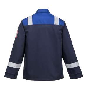PORTWEST-Veste FR55NRRL Bizflame Plus bleu marine/bleu royal-Vêtements de travail résistants aux flammes EAN 5036108278497 - Product Image 2