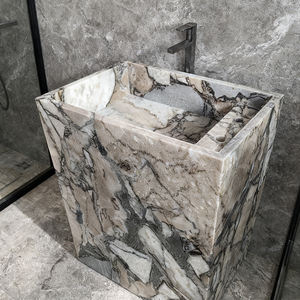 Luxury Modern <strong>Design</strong> Natural Stone Marble Wash Basin Sink <strong>Bathroom</strong> Vanithy for Hotel <strong>Bathroom</strong> - Product Image 4