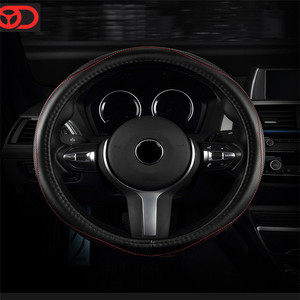 Coprivolante Universale OUDI in Vera Pelle Antiscivolo a 3 Razze di Alta Qualità Bianco per Buick <span class=keywords><strong>Fiat</strong></span> Sports - Product Image 5