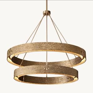 Lámpara de Techo de Cristal LED de Latón Envejecido de Lujo Estilo Nórdico <span class=keywords><strong>Celestial</strong></span> con Borlas y Flecos - Product Image 6