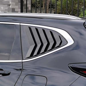 Welta ABS+PP Carbon Fiber Look Exterior Accessories Car <b>Kits</b> Rear Side Window Louvers Vents Cover for Honda Breeze 2020-2022 - Product Image 6