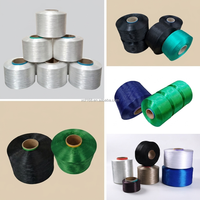 900D 600D 300D Recyclable PP Multifilament Yarn Custom Solid Color Polypropylene Yarn for Knitting Textile