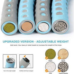 Hula hoops in plastica più venduti esercizio portatile hula ring home fitness hula loop - Product Image 3