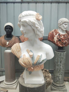 Statue <span class=keywords><strong>de</strong></span> buste <span class=keywords><strong>de</strong></span> <span class=keywords><strong>femme</strong></span> romaine en marbre blanc sculpté sur mesure <span class=keywords><strong>de</strong></span> haute qualité pour <span class=keywords><strong>la</strong></span> décoration <span class=keywords><strong>de</strong></span> <span class=keywords><strong>la</strong></span> maison occidentale, taille réelle, tête <span class=keywords><strong>de</strong></span> <span class=keywords><strong>femme</strong></span>, sculpture en stock - Product Image 6