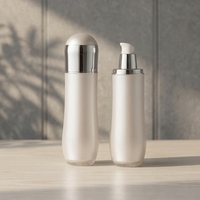 Emballage cosmétique de luxe en plastique acrylique, flacon pompe sans air pour lotion, 30 ml, 50 ml, pour sérum de soin de la peau et nettoyant visage