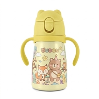 Bouteille isotherme 300 ml pour enfants en acier inoxydable, intérieur et extérieur en acier inoxydable 304, bouteille d'eau isolée OEM