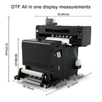 Mesin Cetak Inkjet Tekstil Digital DTG I3200 Head 24inch Kecepatan Tinggi 10/12 Meter Per Jam Harga Terjangkau