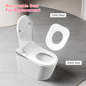 Toilette intelligente haut de gamme à rotation à 180 degrés, avec bouclier de mousse intégré, certifiée CUPC ETL, nettoyage en profondeur, télécommande, siphon en S - Product Image 5