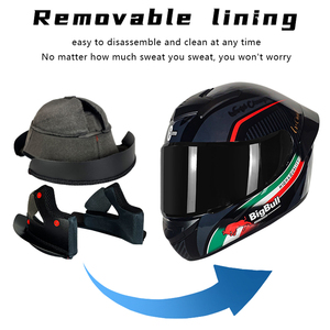 Casco Dot Design popolare Full Face Casco moto vantage Motocross Casco bici elettrica street Riding Casco OEM/ODM Casco - Product Image 4