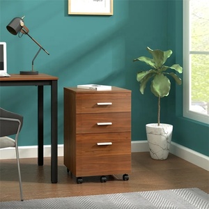 Mueble <span class=keywords><strong>de</strong></span> oficina con ruedas, mueble con cajón <span class=keywords><strong>de</strong></span> madera Mdf móvil personalizado - Product Image 3