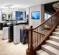 Système d'affichage de bijoux écologique GZowin avec éclairage LED pour les expositions en magasin et en musée - Dimensions personnalisables, durable