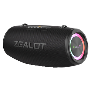 מכירת חיסול רמקול נייד נטען Zealot S87 80W עם באס עוצמתי, עמיד למים, אלחוטי, למסיבות, קמפינג ופעילויות חוץ - Product Image 1