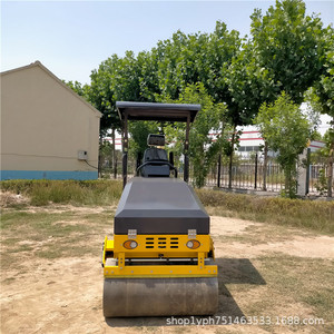 Rodillo Vibratorio de Doble Tambor de 3 Toneladas, Compactador de Carreteras Hidráulico Diésel para Pavimento de Asfalto, Ancho de 1.1M - Product Image 2