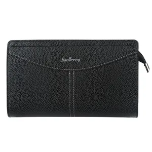 Baellerry Large Capacity Europe Man Long Clutch Wallet Multi-function card wallet handpurse zipper wallet