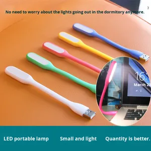 Luces Navideñas al por Mayor, Lámpara LED USB Portátil, Lámpara de Lectura Plegable para Libros, Lámpara de Noche para Computadora y Banco de Energía - Product Image 3