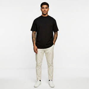 Vente en gros T-shirt 100% coton de haute qualité personnalisé pour hommes en vrac Impression de votre marque T-shirt pour hommes - Product Image 1