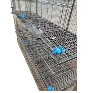 Jaula de conejos para cría de 12 celdas
