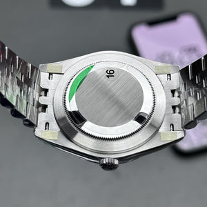 Montre-bracelet mécanique automatique de luxe pour homme, cadran bleu 41 mm, saphir, style professionnel - Product Image 5