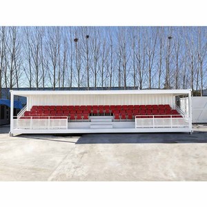 Gradas Portátiles Modulares para Deportes de Fútbol, Tribuna con Asientos Plegables y Techo Sólido para Estadios de Fútbol de Clubes - Product Image 1